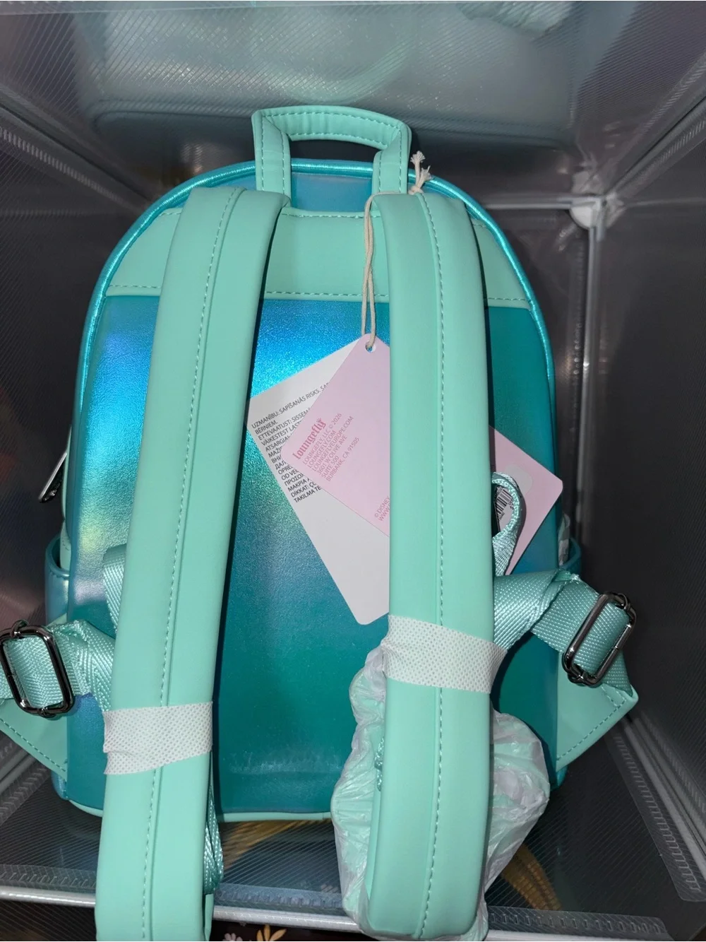 Loungefly Iridescent Little Mermaid Cake Mini Backpack